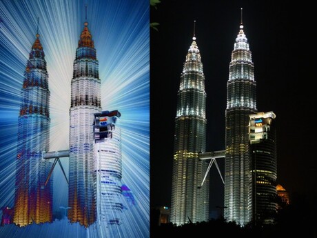 Petronas Towers by night