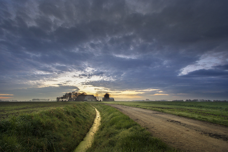 Kort voor zonsopkomst