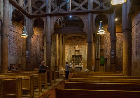Interieur Stafkirke 