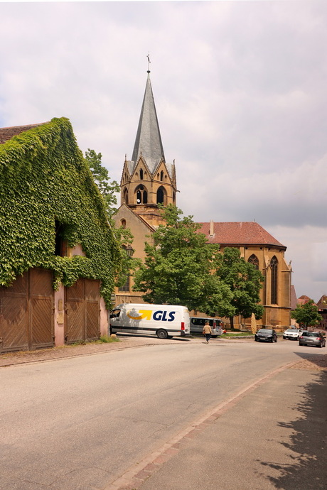  Eglise Notre Dame de l' Ássomption Rouffach Elzas Frankrijk.