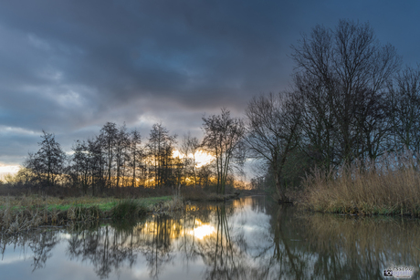 Zonsopkomst bij 't Weegje - Waddinxveen