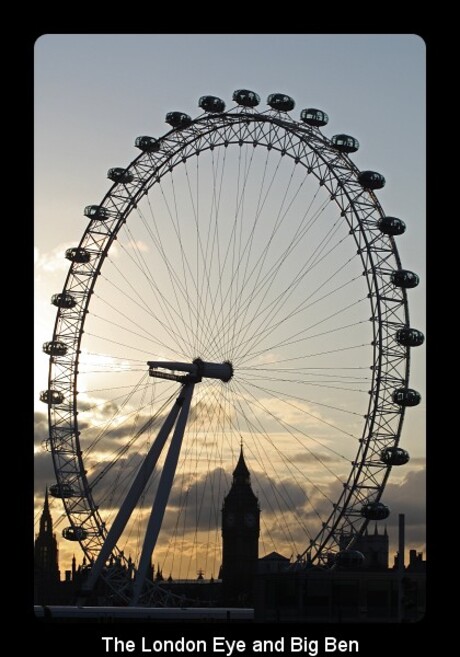 The London Eye/Big Ben