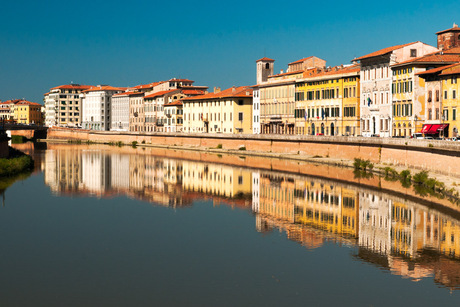 Pisa, de rivier Arno