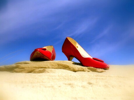 Red shoe