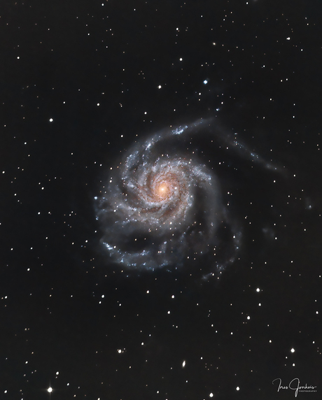 M101 Pinwheel galaxy - Astrofotografie