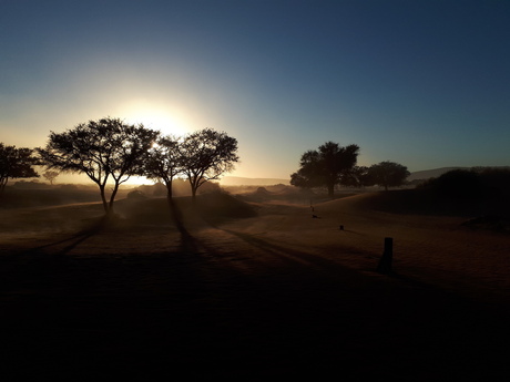 Zonsopgang Namibië