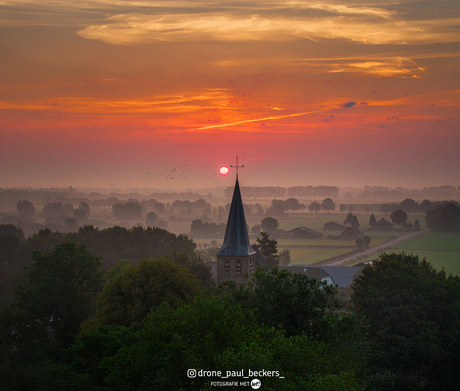 het Kerkje van Persingen nabij Nijmegen 