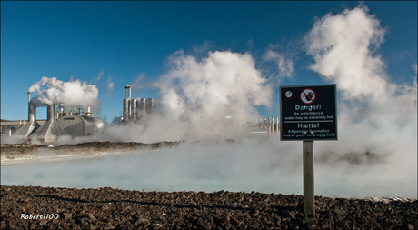IJsland: krachtcentrale Blue Lagoon