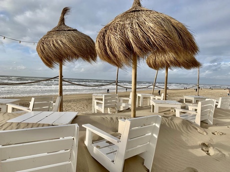 Storm in Egmond aan zee