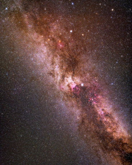 Melkweg rondom sterrenbeeld Zwaan