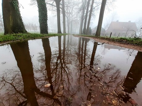 Na 'n hele dag regen 