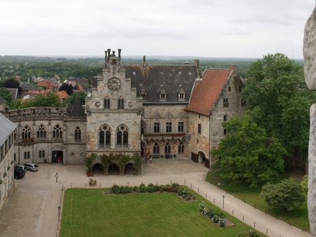 Binneplaats van de burg bentheim