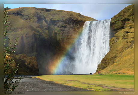 Skógafoss (totaal beeld)