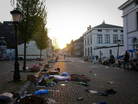 Vrijmarkt Utrecht (na het onweer)