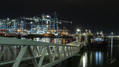 Maasvlakte nachtfotografie