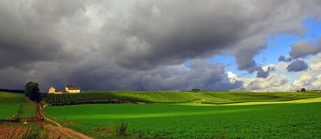 Donkere wolken 