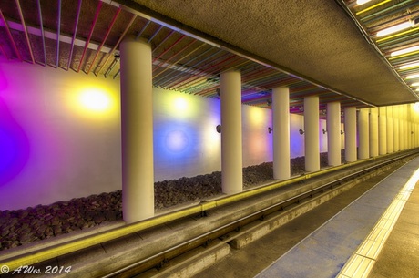 Metrostation Rotterdam CS