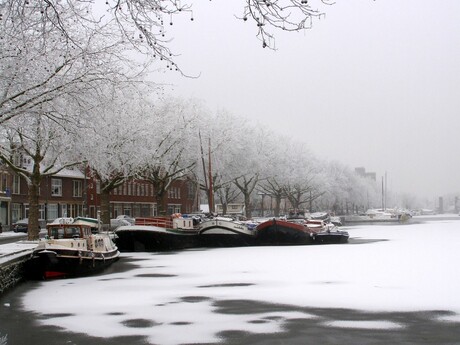 WINTER IN SCHIEDAM 2007 NIEUWE HAVEN