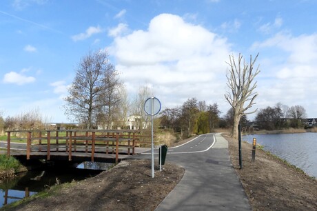 P1300371    s Gravenzande Meer v alle Winden , NIEUW  stuk  fiets pad  . 17 mrt 2026  