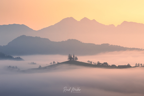 Zonsopkomst in Slovenië