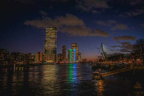 Rotterdam en het gouden uurtje.