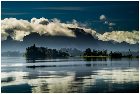 Clouds approaching Khao Sok National Park