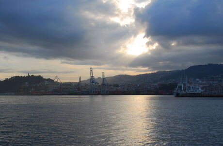 Harbour Vigo Spain