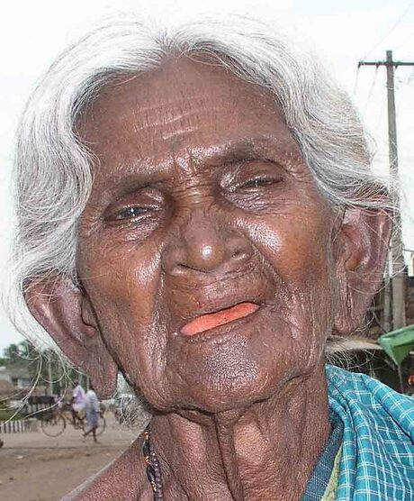 India-oude vrouw