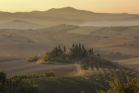 Sunrise in Tuscany