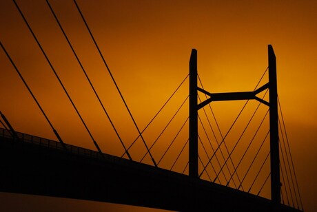 Molenbrug Kampen in ochtendlicht (2)