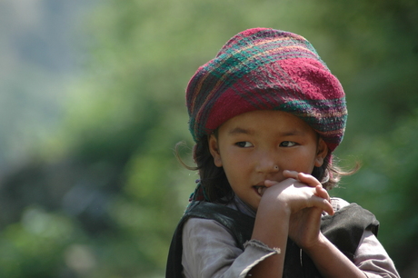 Kinderportret Nepal