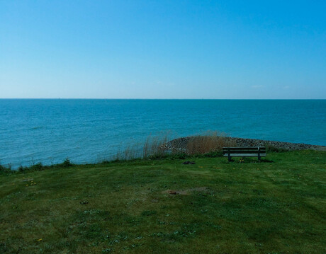 Uitzicht over IJsselmeer