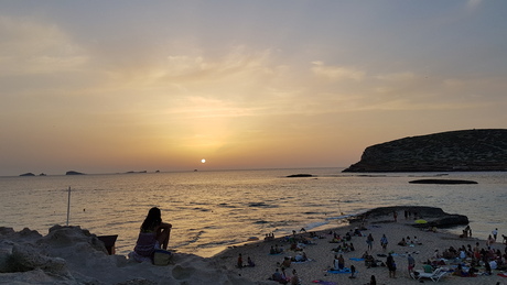 Zonsondergang Ibiza. Sunset Ashram