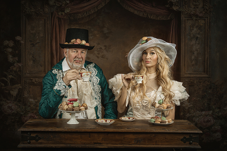 High Tea time with Dutch tv reality star Corrina Kouwen