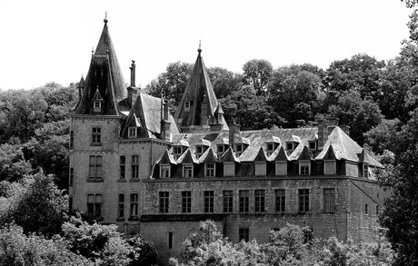 Kasteel Durbuy. Belgie.