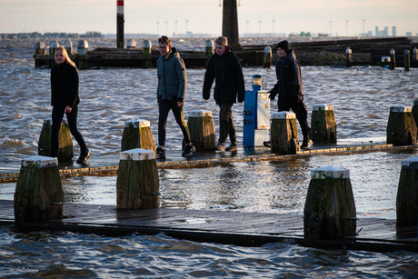 Lopen op hoogwater 