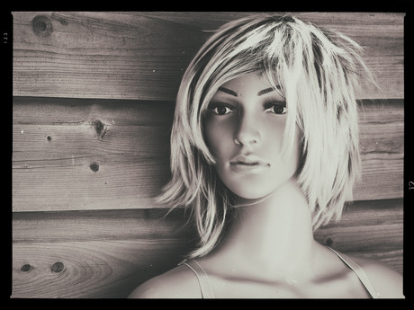 Portret van een mannequin