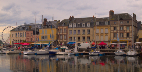 Markt in de haven