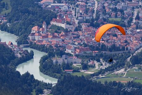 Paraglider over Füssen