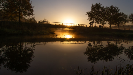 Ypelo bij zonsopkomst