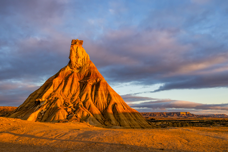 zon ontwaakt op "Castil de tierra"