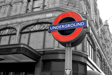 Londen Metro Sign