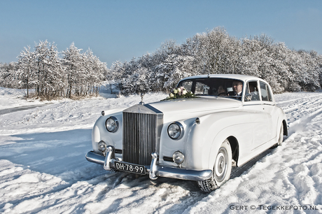 Sneeuw witte Rolls ... (2)