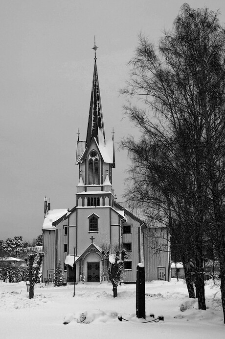 De kerk van Bamble