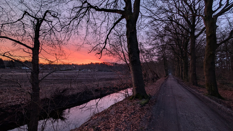 Prachtig ochtend licht 