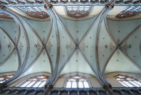 Plafond van een kerk, Kortrijk