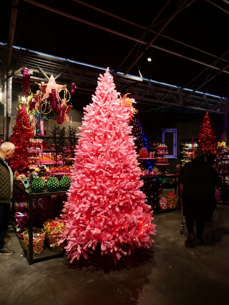 pink kerstboom