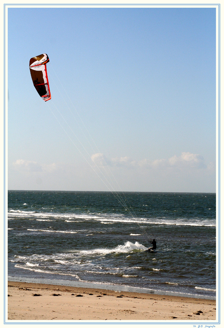 Kite surfing