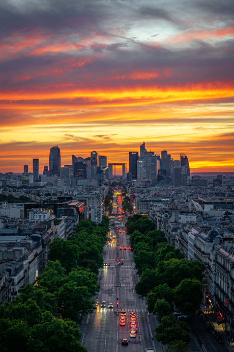 Sunset in Paris