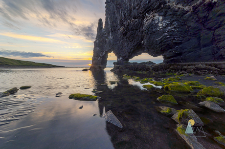 Hvitserkur  the other side  